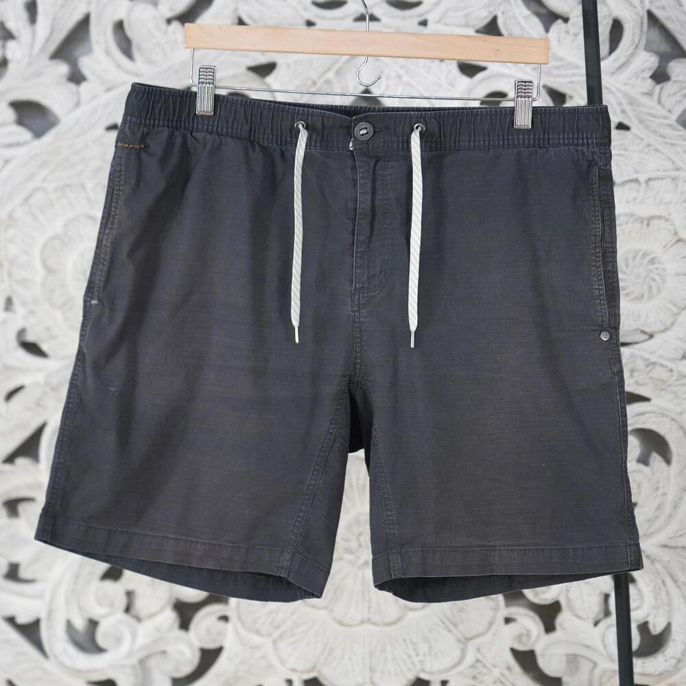 Vuori Grayl 98% Organic Cotton 2% Elastane XXL Ripstop Drawstring Shorts